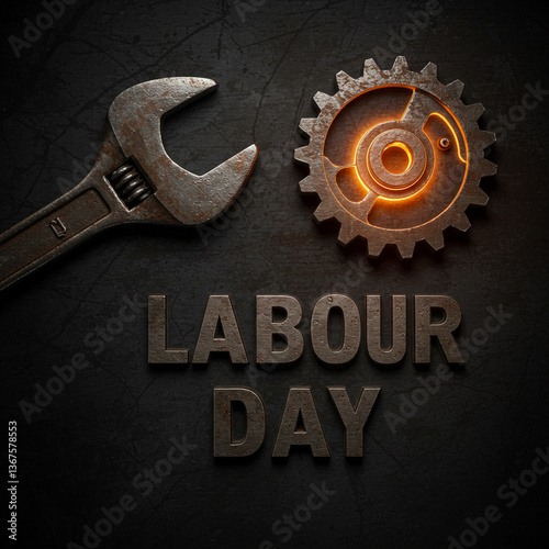 Top View Labour Day Backgro...