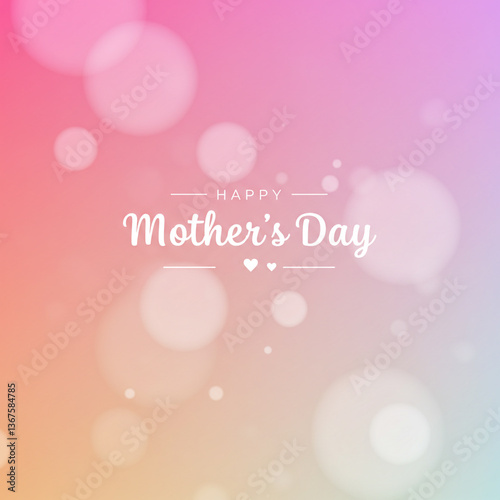 Happy Mothers Day Text on S...