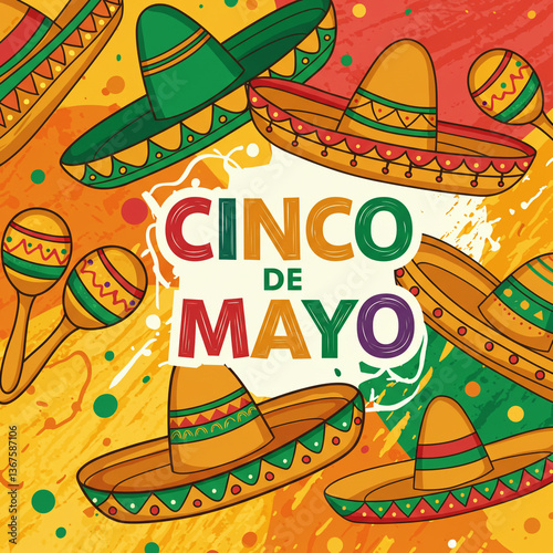 Cinco de Mayo Fiesta Backgr...