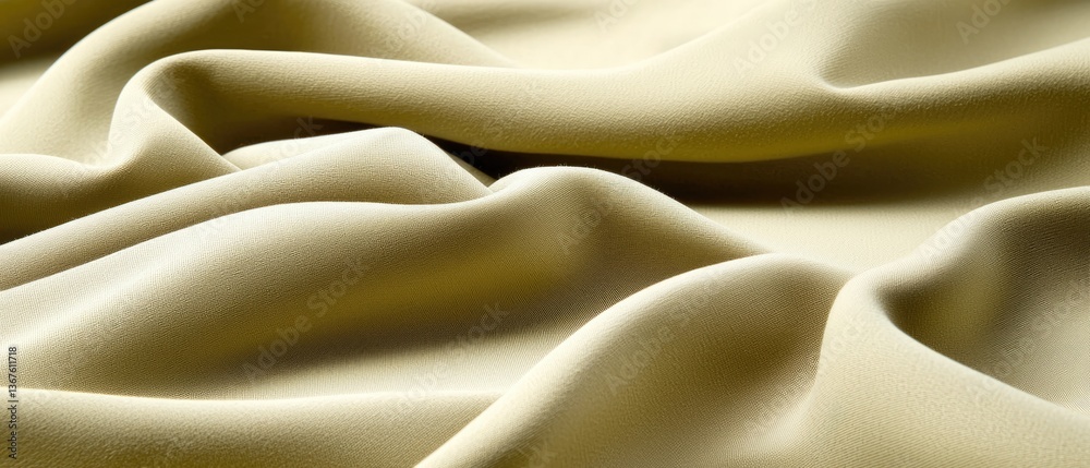 Fototapeta premium Soft fabric drapery home interior textile photography cozy atmosphere close-up material beauty