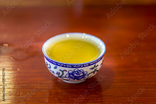 Obraz na płótnie Traditional tea ceremony in China w salonie
