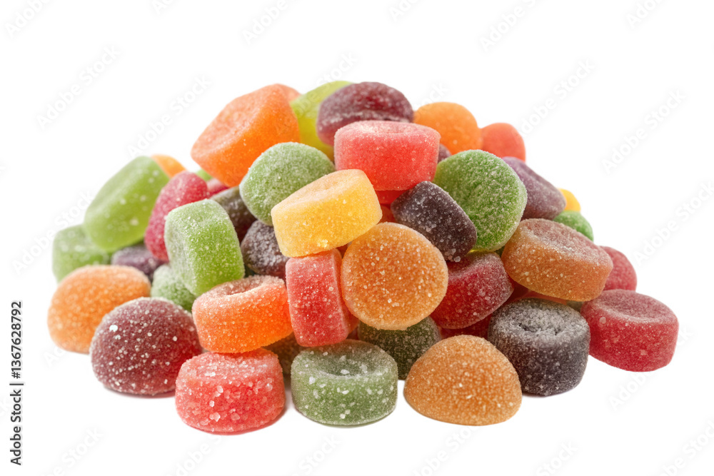 colorful candy isolated on white background colorful candy isolated on white background