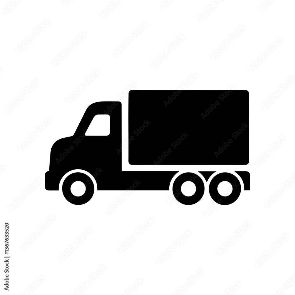 Delivery Truck Icon for Better E-Commerce Design Delivery Truck Icon for Better E-Commerce Design