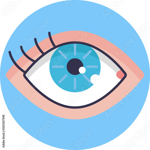Vision Symbol – Represents eye health and visual perception.