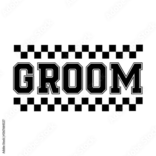 Groom SVG Design
