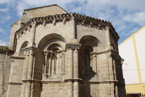 medieval church (holy spirit) in miranda de ebro in spain 