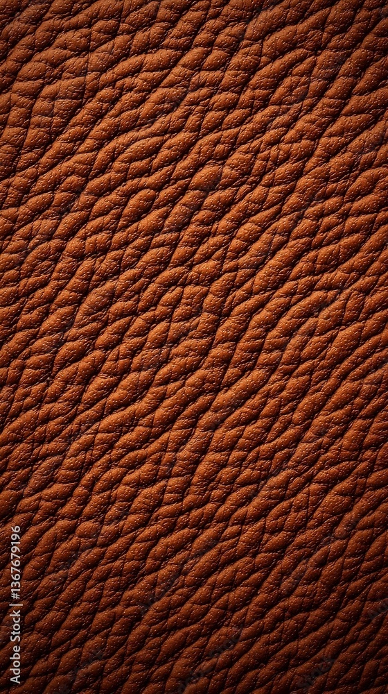 Close-up shot of textured brown leather, showing its intricate grain and pattern. Ideal for backgrounds, textures, or design projects. Close-up shot of textured brown leather, showing its intricate grain and pattern. Ideal for backgrounds, textures, or design projects.