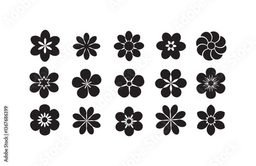 Nature Themed Petal Illustrations Pack