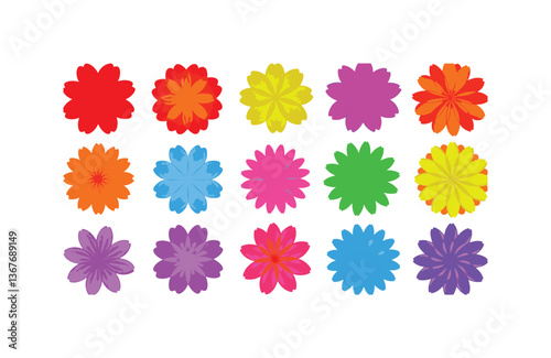 Nature Inspired Blossom Shape Pack