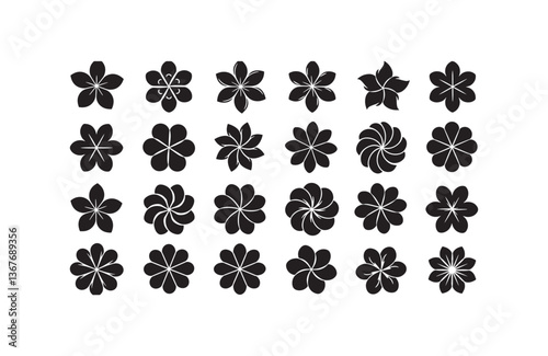 Nature Inspired Blossom Shape Pack