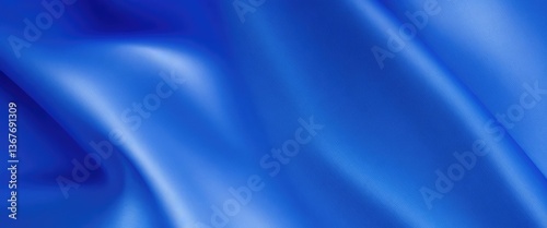 Blue color silk fabric Abstract background
