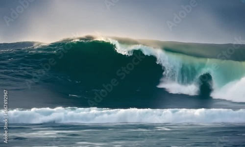 very big ocean waves