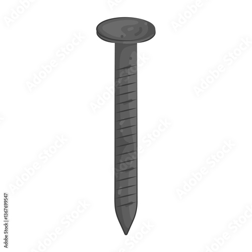 Illustration of metal nail
