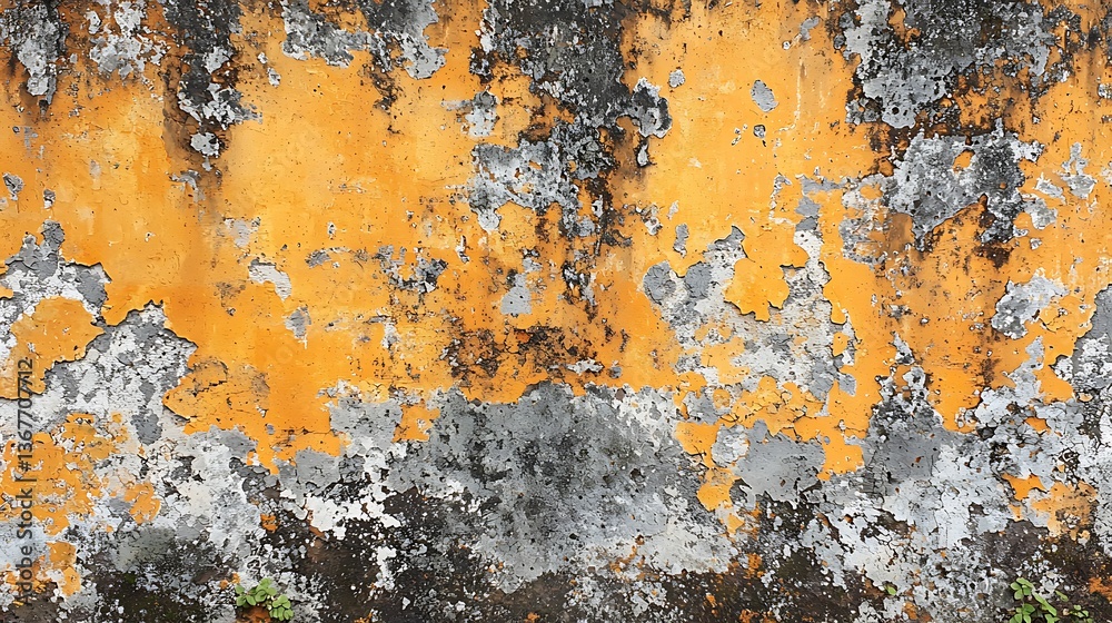 Fototapeta premium Aged, weathered wall texture