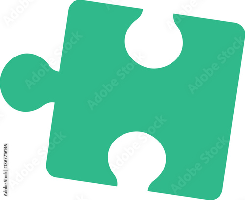 Simple Puzzle Piece Icon