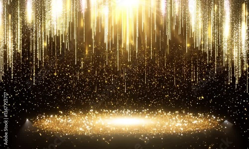golden light falling from top to bottom