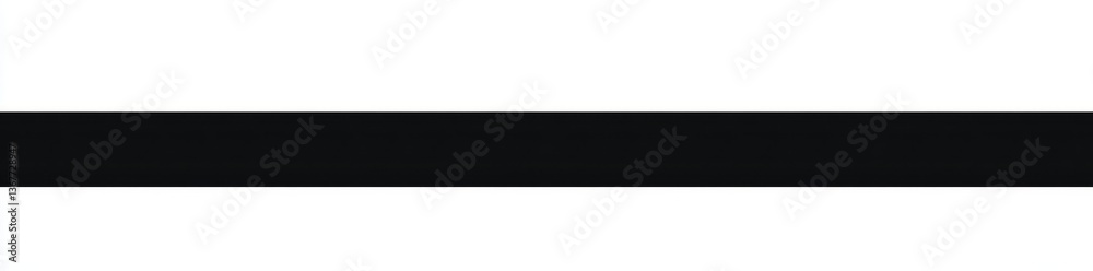 Solid Black Horizontal Strip Solid Black Horizontal Strip