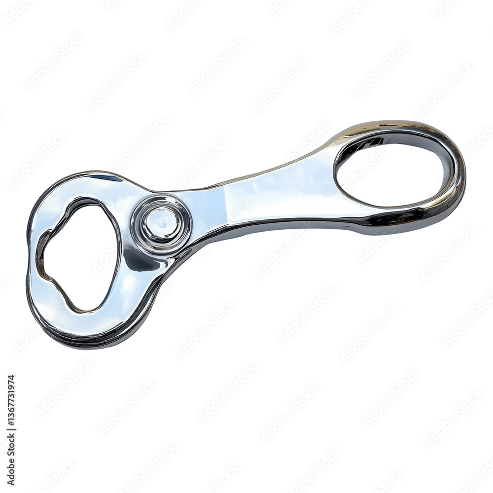 Sleek Chrome Bottle Opener for Effortless Access Sleek Chrome Bottle Opener for Effortless Access