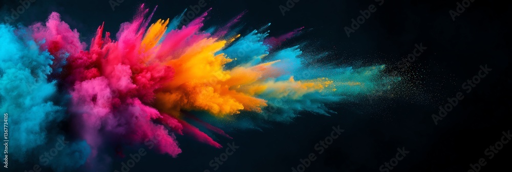 Hintergründe, bunte Farben, Pulver, Explosion, rosa, gelb, blau, grün Hintergründe, bunte Farben, Pulver, Explosion, rosa, gelb, blau, grün
