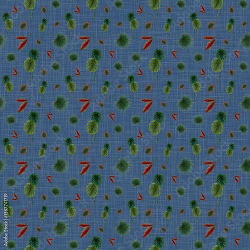 Photography Leopard Tropics Pattern collection