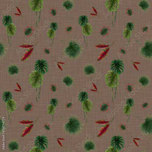Photography Leopard Tropics Pattern collection