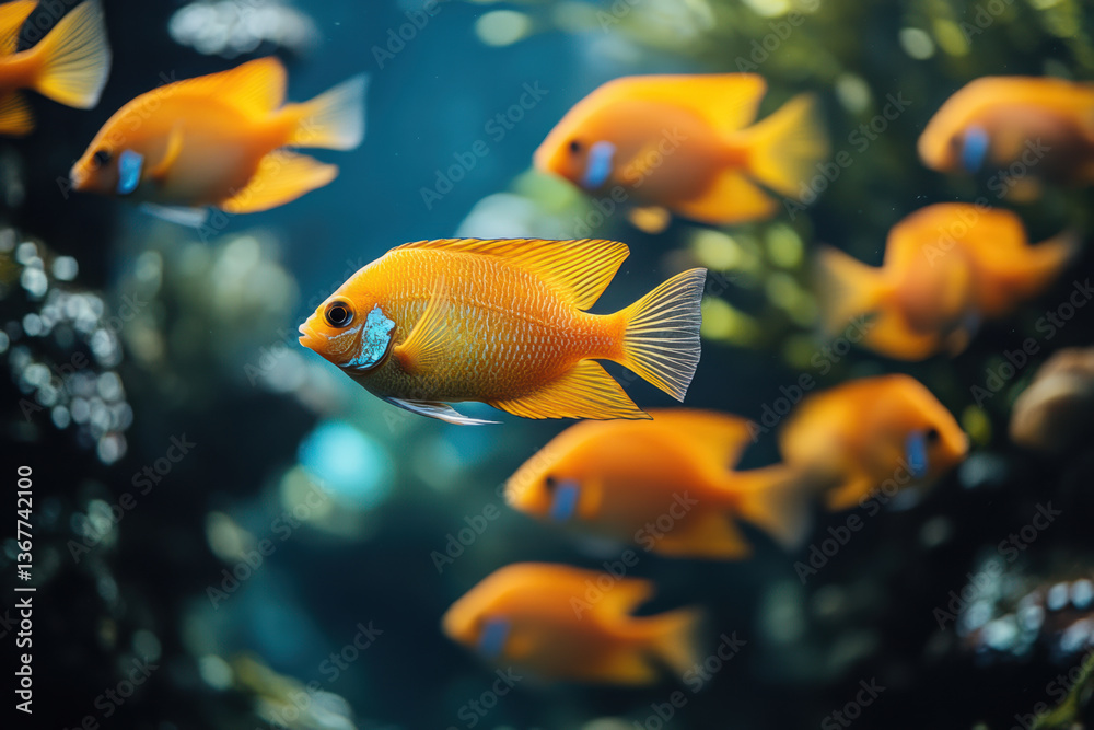 Underwater View of a Tropical Coral Reef Underwater View of a Tropical Coral Reef