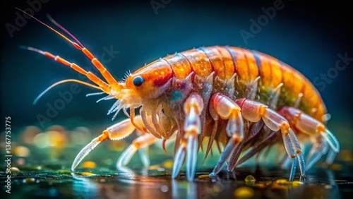 Wallpaper Mural Macro Photograph: Detailed Close-up of Marine Amphipod Appendages Torontodigital.ca