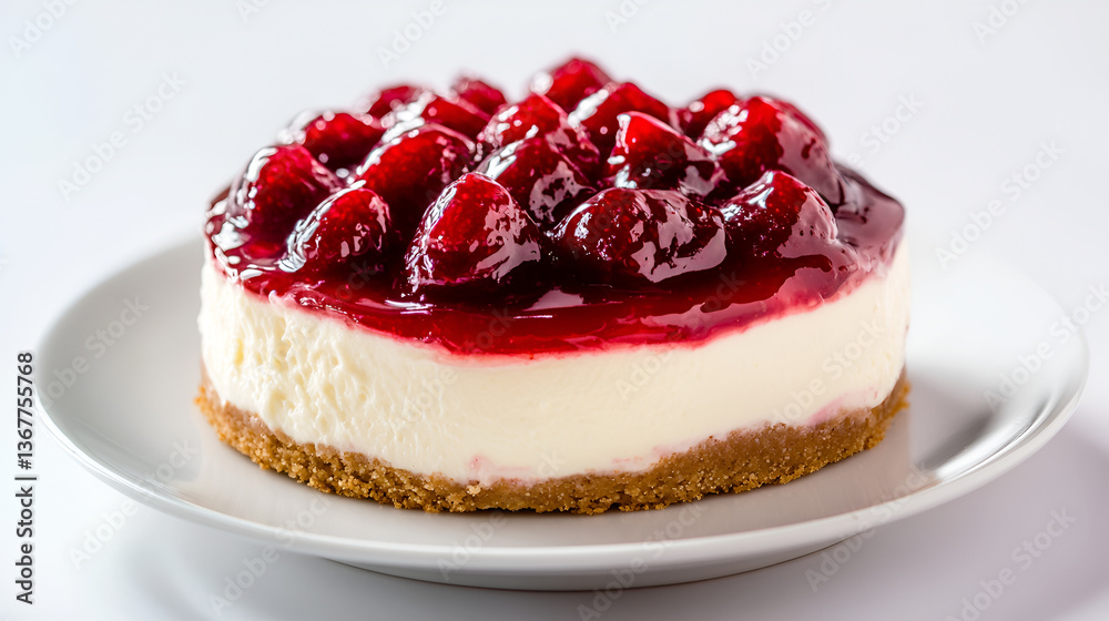 Delicious Raspberry Cheesecake with Graham Cracker Crust Delicious Raspberry Cheesecake with Graham Cracker Crust