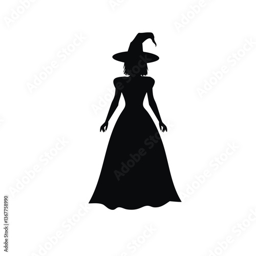 wedding dress vector illustration