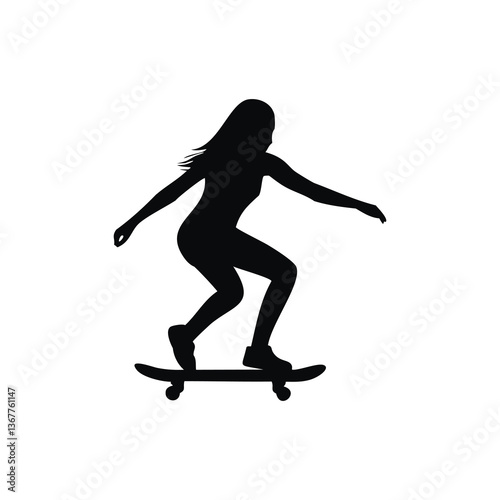 silhouette of a skateboarder