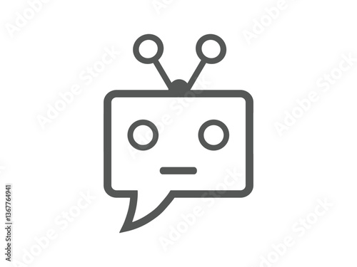 chatbot icon vector