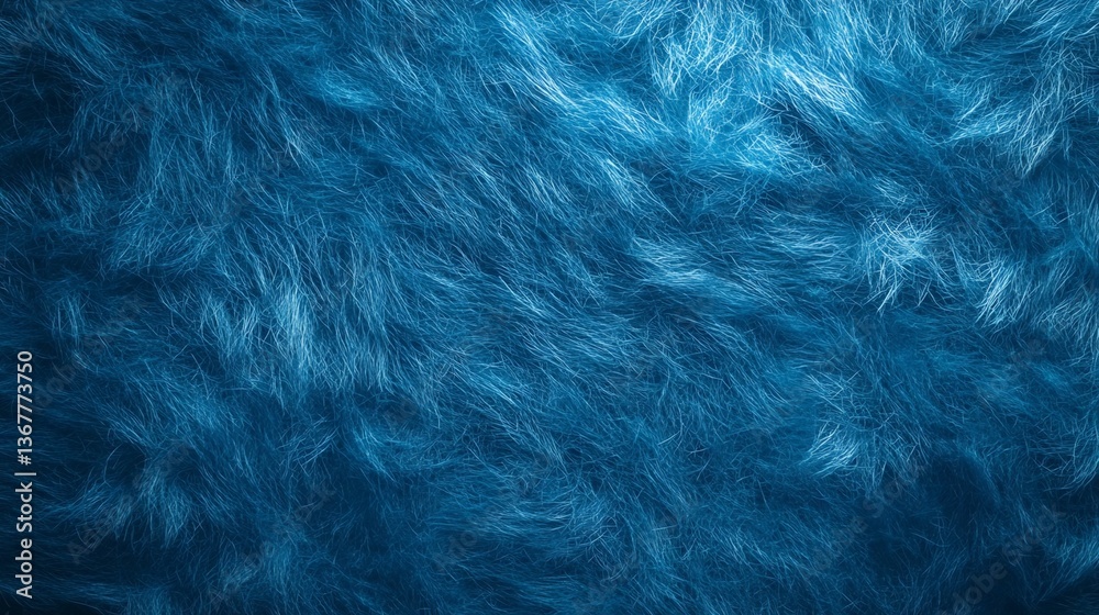 Obraz premium Blue Fiber Texture