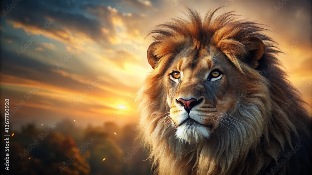 Majestic Lion King: Stunning High-Resolution Desktop Background