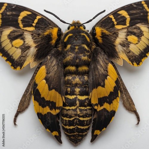 butterfly on black background
