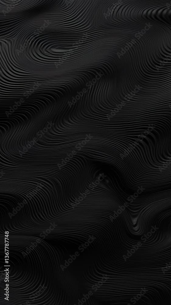 Abstract textured background with flowing wave patterns in monochrome showcasing elegance and sophistication in a minimalist design environment