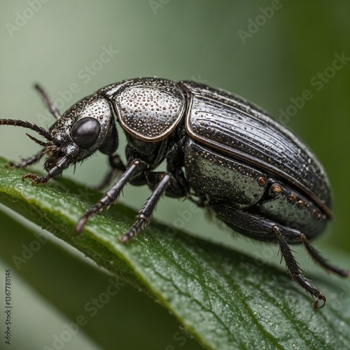 green bug on a leaf