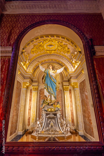The Statue of Santa Marija in The Cathedral of the Assumption of the Blessed Virgin Mary into Heaven, Cittadella of Victoria, Gozo