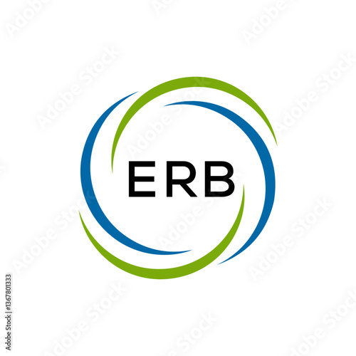 ERB creative minimalist letter logo.