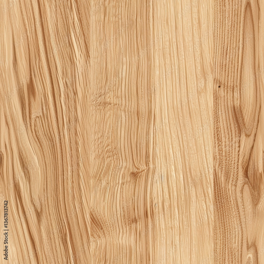 Naklejka premium Natural light wood grain pattern texture