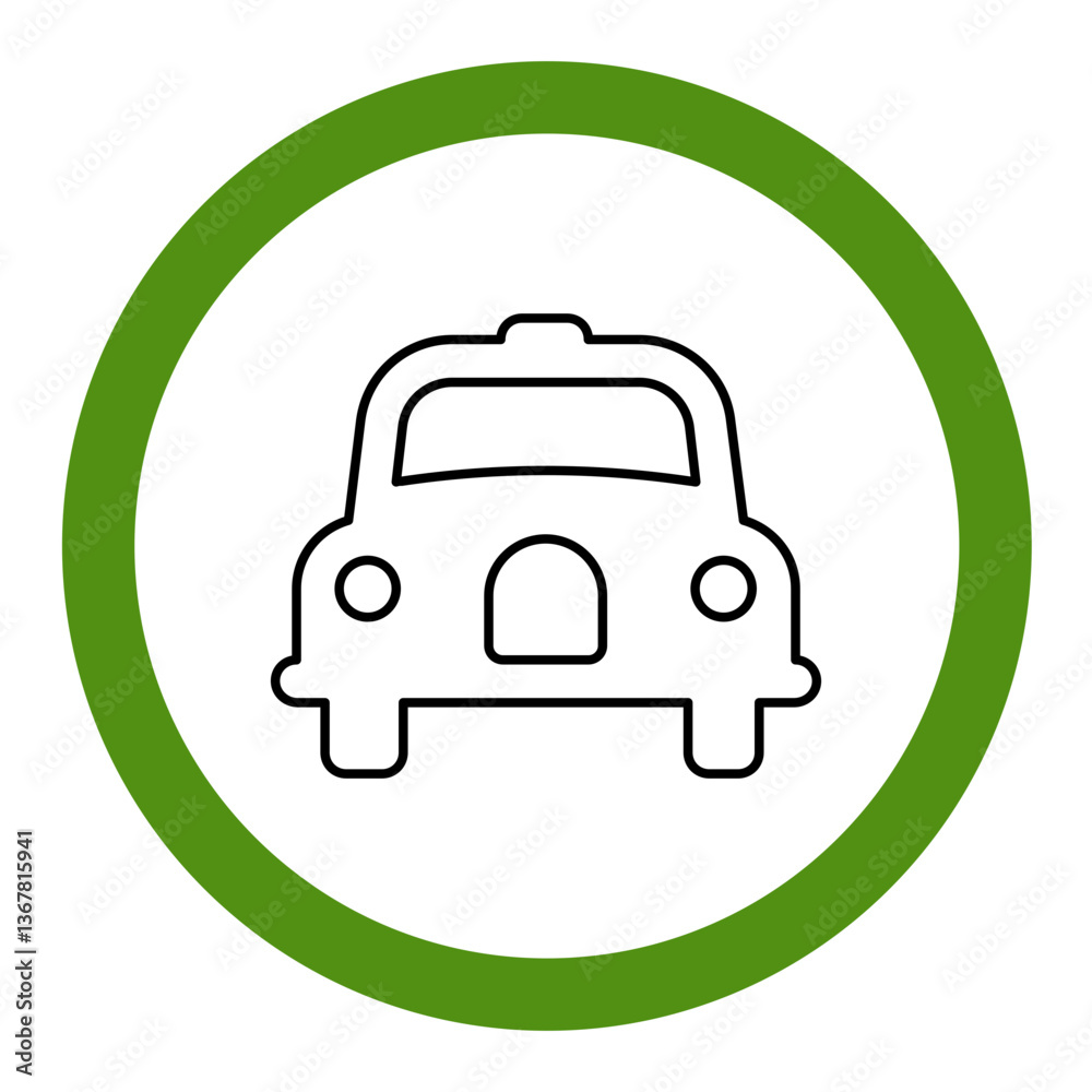Obraz premium Taxi Icon