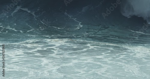 Epic Big Waves Crashing at Nazaré – Dramatic Ocean Power and Coastal Fury - Surf