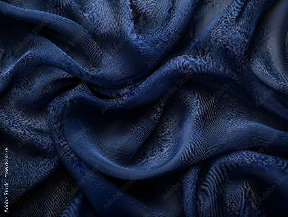 Obraz premium blue satin background