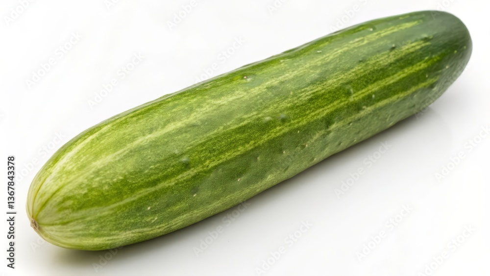 Fresh Indian Cucumber on White Background - Healthy and Organic
Fresh Indian Cucumber on White Background - Healthy and Organic