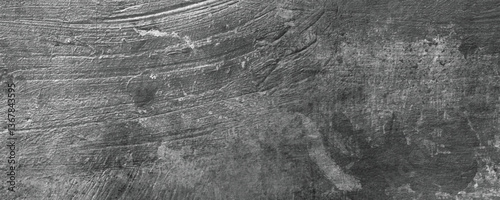 Silver Gray Metal Texture with Organic Brush Strokes and Rough Details

