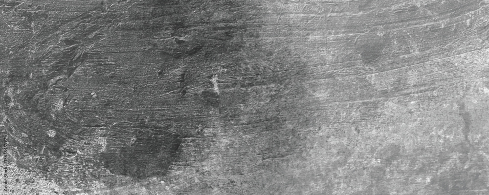 Fototapeta premium Abstract Brushed Metal Texture with Scratched Surface in Monochrome Gray Tones