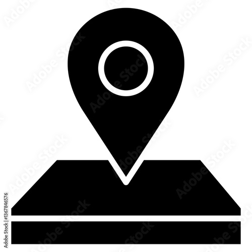Location Pin glyph icon