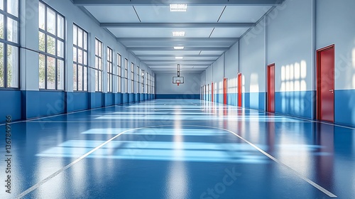 Wallpaper Mural Bright Hallway Interior Design Stock Photo Torontodigital.ca