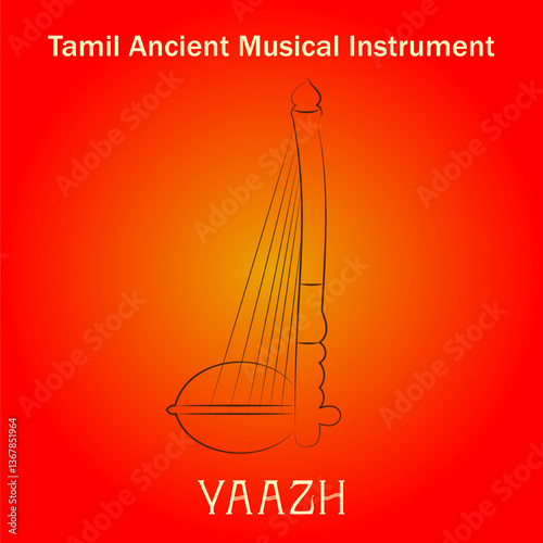 Tamil Ancient Old Music String Instrument Yazh Yaazh Harp Types Darasuram Sculpture  