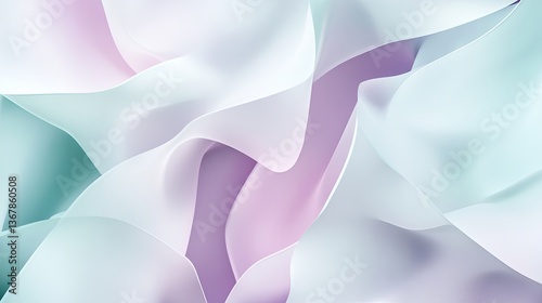 Abstract refined background, angular lines, soft muted colors, lavender, pale teal. Sharp lines, structured, modern neobrutalist style. Background for banner, wallpaper, ad.