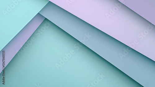 Abstract refined background, angular lines, soft muted colors, lavender, pale teal. Sharp lines, structured, modern neobrutalist style. Background for banner, wallpaper, ad.